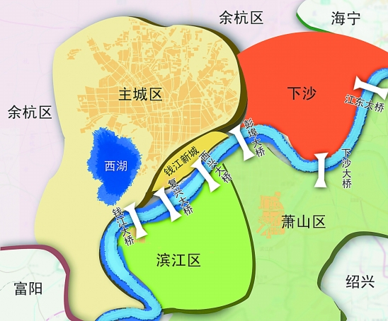 杭州街景地图全景图片